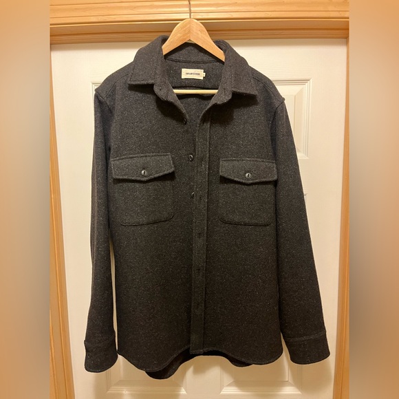 Taylor Stitch Wool Shirt Jacket Sz Large - Picture 1 of 3
